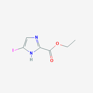 molecular formula C6H7IN2O2 B7979895 Ethyl 4-iodo-1H-imidazole-2-carboxylate 