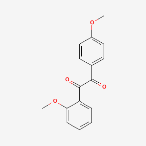 molecular formula C16H14O4 B7979907 1-(2-Methoxyphenyl)-2-(4-methoxyphenyl)-1,2-ethanedione 