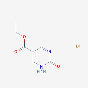 ethyl 2-oxo-1H-pyrimidin-1-ium-5-carboxylate;bromide