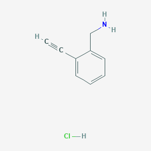 molecular formula C9H10ClN B7979966 (2-Ethynylphenyl)methanamine hydrochloride 