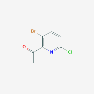 1-(3-Bromo-6-chloropyridin-2-yl)ethanone