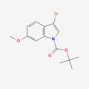 tert-Butyl 3-bromo-6-methoxy-1H-indole-1-carboxylate