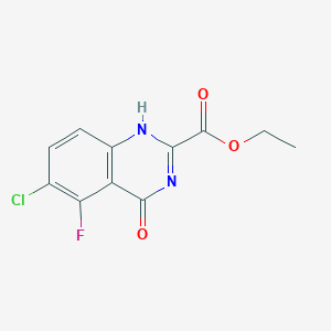 molecular formula C11H8ClFN2O3 B7979997 CID 59652244 