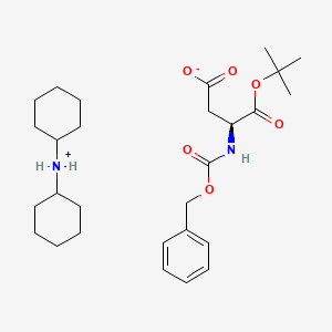 molecular formula C28H44N2O6 B7980089 Z-L-aspartic acid |A-tert. butyl ester dicyclohexylamine salt 
