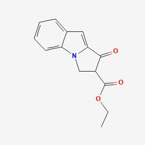 molecular formula C14H13NO3 B7980109 Ethyl 1-oxo-2,3-dihydro-1H-pyrrolo[1,2-a]indole-2-carboxylate 