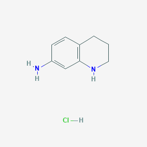 molecular formula C9H13ClN2 B7980142 盐酸1,2,3,4-四氢喹啉-7-胺 