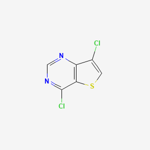 molecular formula C6H2Cl2N2S B7980174 4,7-Dichlorothieno[3,2-d]pyrimidine 
