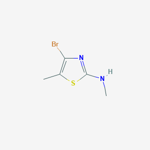 molecular formula C5H7BrN2S B7980177 4-Bromo-N,5-dimethylthiazol-2-amine 
