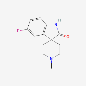 5-Fluoro-1'-methylspiro[indoline-3,4'-piperidin]-2-one