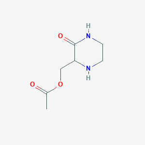 (3-Oxopiperazin-2-yl)methyl acetate