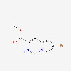 Ethyl 6-bromo-1,2-dihydropyrrolo[1,2-c]pyrimidine-3-carboxylate