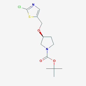 (S)-3-(2-Chloro-thiazol-5-ylmethoxy)-pyrrolidine-1-carboxylic acid tert-butyl ester