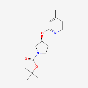 (S)-3-(4-Methyl-pyridin-2-yloxy)-pyrrolidine-1-carboxylic acid tert-butyl ester