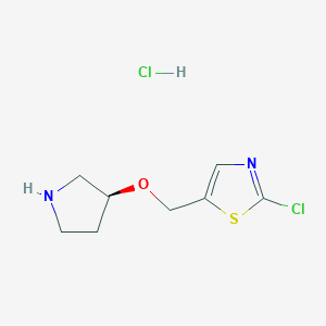 2-Chloro-5-((S)-pyrrolidin-3-yloxymethyl)-thiazole hydrochloride