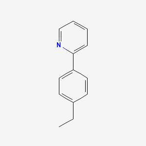 molecular formula C13H13N B7980373 2-(4-Ethylphenyl)pyridine 