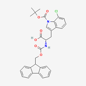 molecular formula C31H29ClN2O6 B7980375 Fmoc-Trp(7-Cl)-OH 