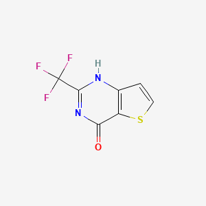 molecular formula C7H3F3N2OS B7980436 CID 19787160 