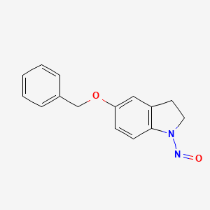 molecular formula C15H14N2O2 B7980445 5-(Benzyloxy)-1-nitrosoindoline CAS No. 344904-57-0