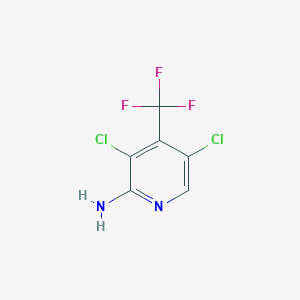 molecular formula C6H3Cl2F3N2 B7980458 3,5-Dichloro-4-(trifluoromethyl)pyridin-2-amine 