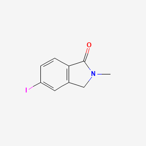 molecular formula C9H8INO B7980489 5-Iodo-2-methylisoindolin-1-one 