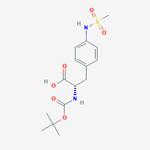 Boc-L-phe(4-NH-SO2-CH3)