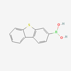 molecular formula C12H9BO2S B7980532 Dibenzo[b,d]thiophen-3-ylboronic acid 
