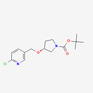 (R)-3-(6-Chloro-pyridin-3-ylmethoxy)-pyrrolidine-1-carboxylic acid tert-butyl ester