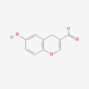 molecular formula C10H8O3 B7980581 6-Hydroxy-4H-chromene-3-carbaldehyde 