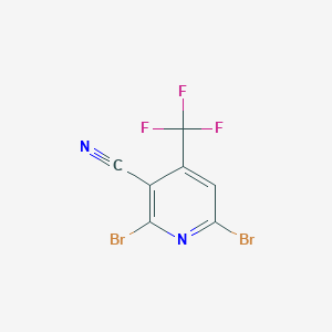 2,6-Dibromo-4-(trifluoromethyl)nicotinonitrile