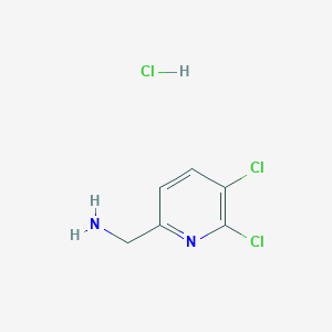molecular formula C6H7Cl3N2 B7980855 (5,6-Dichloropyridin-2-yl)methanamine hydrochloride 