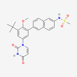 molecular formula C26H27N3O5S B7980857 达沙布韦 CAS No. 1221573-79-0