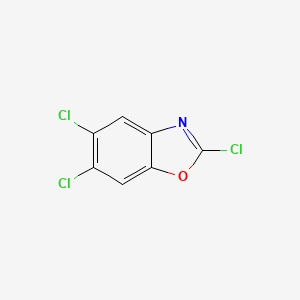 molecular formula C7H2Cl3NO B7980920 2,5,6-Trichloro-1,3-benzoxazole CAS No. 177268-36-9