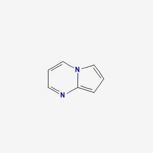molecular formula C7H6N2 B7980946 Pyrrolo[1,2-a]pyrimidine CAS No. 274-66-8