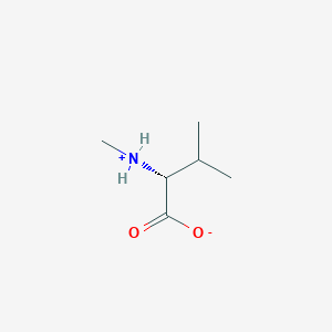 molecular formula C6H13NO2 B7980953 (2R)-3-methyl-2-(methylazaniumyl)butanoate 