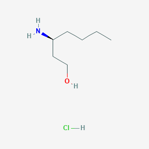 (S)-3-Aminoheptan-1-ol hydrochloride