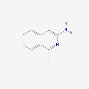 molecular formula C10H10N2 B7980973 1-甲基异喹啉-3-胺 