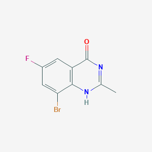 molecular formula C9H6BrFN2O B7981142 CID 72943015 