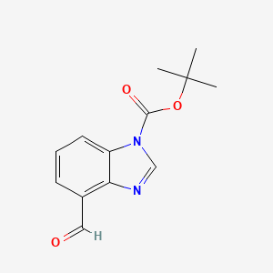 tert-Butyl 4-formyl-1H-benzo[d]imidazole-1-carboxylate