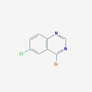 molecular formula C8H4BrClN2 B7981183 4-Bromo-6-chloroquinazoline 