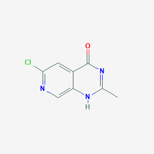 molecular formula C8H6ClN3O B7981199 CID 73554797 