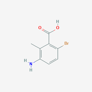 3-Amino-6-bromo-2-methylbenzoic acid
