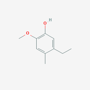 molecular formula C10H14O2 B7981280 5-Ethyl-2-methoxy-4-methylphenol 