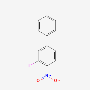 molecular formula C12H8INO2 B7981346 3-Iodo-4-nitro-1,1'-biphenyl 