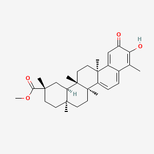 molecular formula C30H40O4 B7981380 methyl (2S,4aS,6aR,6aS,14aS,14bR)-10-hydroxy-2,4a,6a,6a,9,14a-hexamethyl-11-oxo-1,3,4,5,6,13,14,14b-octahydropicene-2-carboxylate 