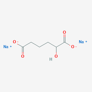 molecular formula C6H8Na2O5 B7981418 2-Hydroxyhexanedioic acid, sodium salt 