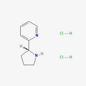 molecular formula C9H14Cl2N2 B7981477 (R)-2-(Pyrrolidin-2-yl)pyridine dihydrochloride 