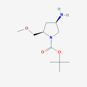 (2R,4R)-tert-Butyl 4-amino-2-(methoxymethyl)pyrrolidine-1-carboxylate