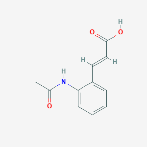 3-(2-Acetamidophenyl)acrylic acid