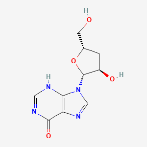 9-[(2R,3R,5S)-3-hydroxy-5-(hydroxymethyl)oxolan-2-yl]-3H-purin-6-one