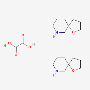 molecular formula C18H32N2O6 B7981575 1-Oxa-7-azaspiro[4.5]decane oxalate(2:1) 